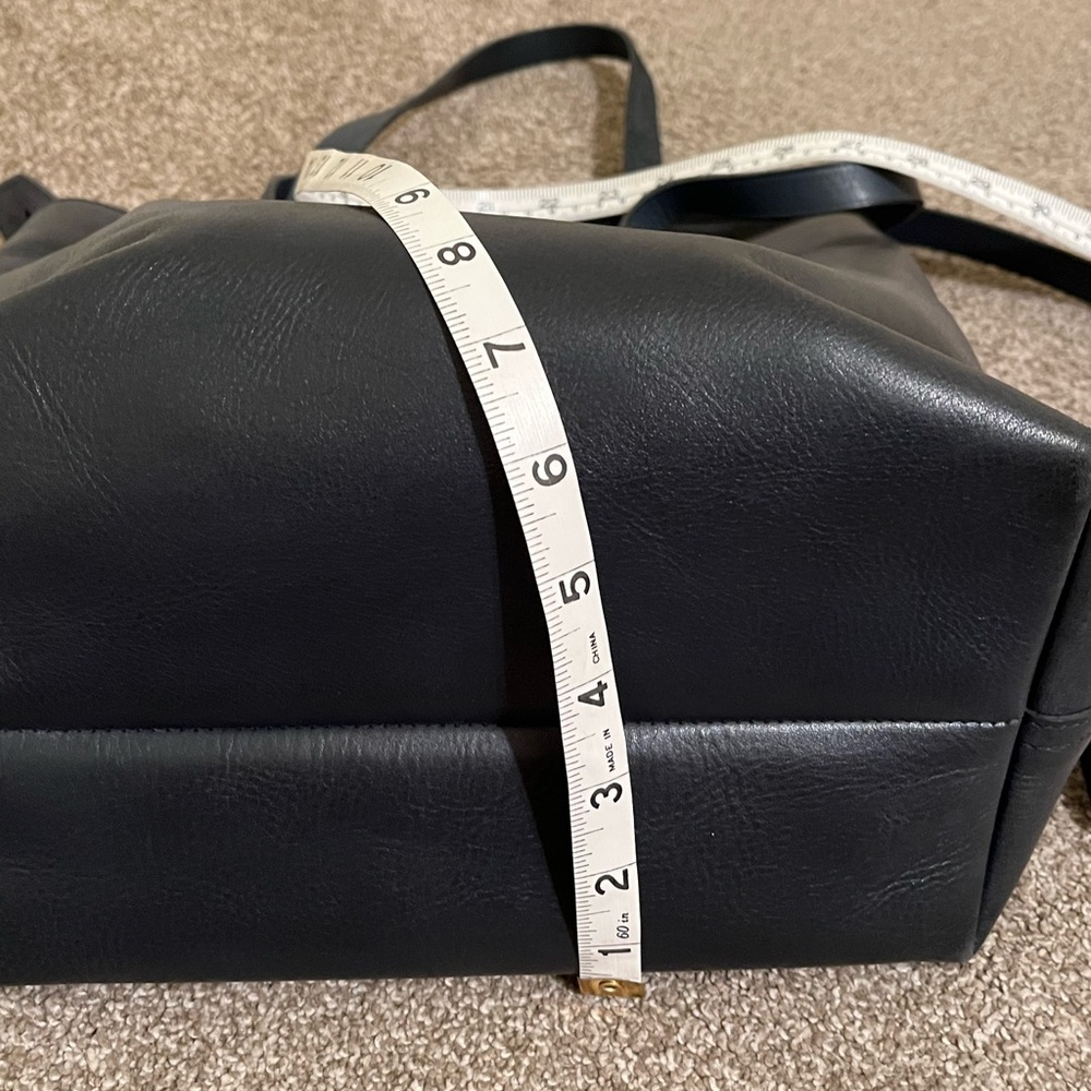 Madewell The Zip-Top Medium Transport Tote leather purse bag Crossbody Shoulder - Picture 13 of 15